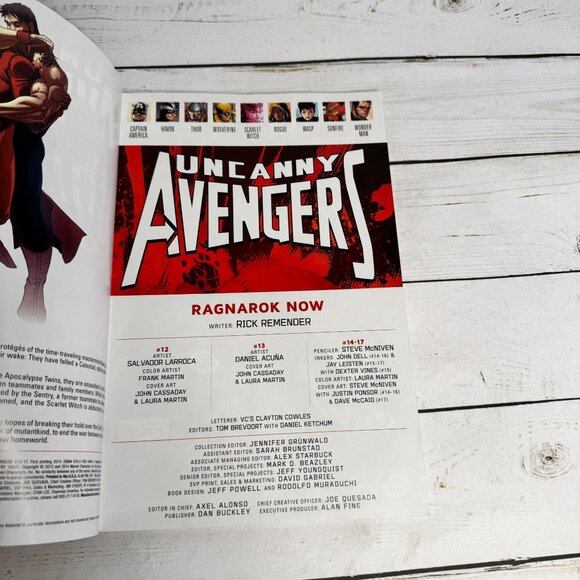 Uncanny Avengers 3 Ragnarok Now Marvel TPB Graphic Novel Remender McNiven - Picture 3 of 8
